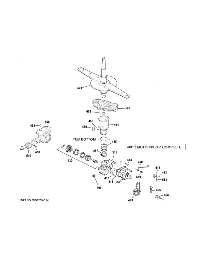 Diagram for GSC3500D55WW