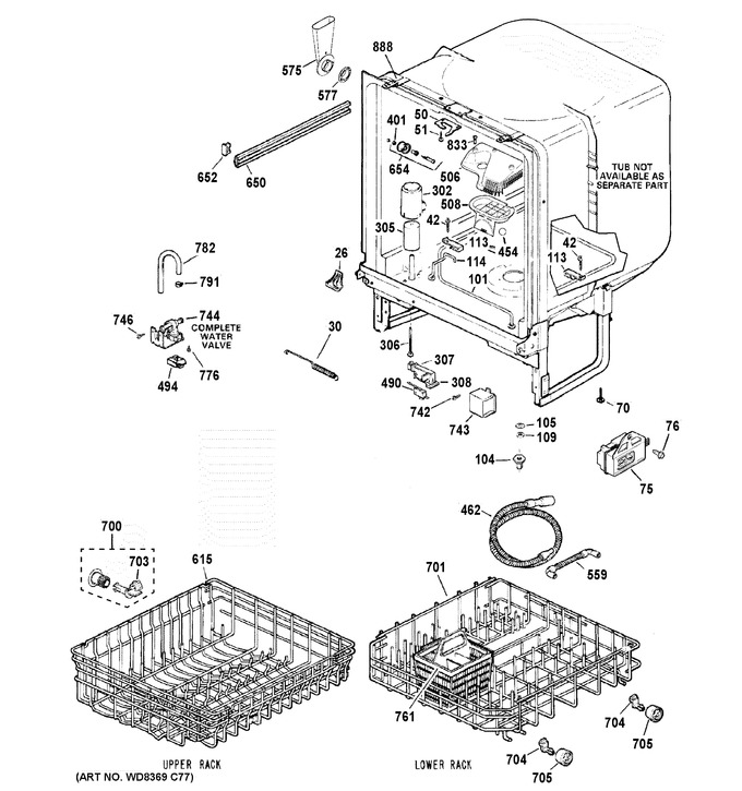 Diagram for GSD2100V55BB