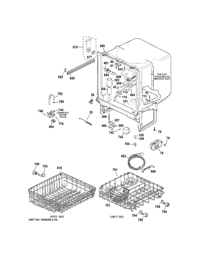 Diagram for HDA2100H55CC