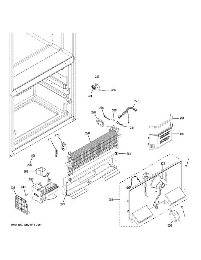 Diagram for GNE25JGKGFWW