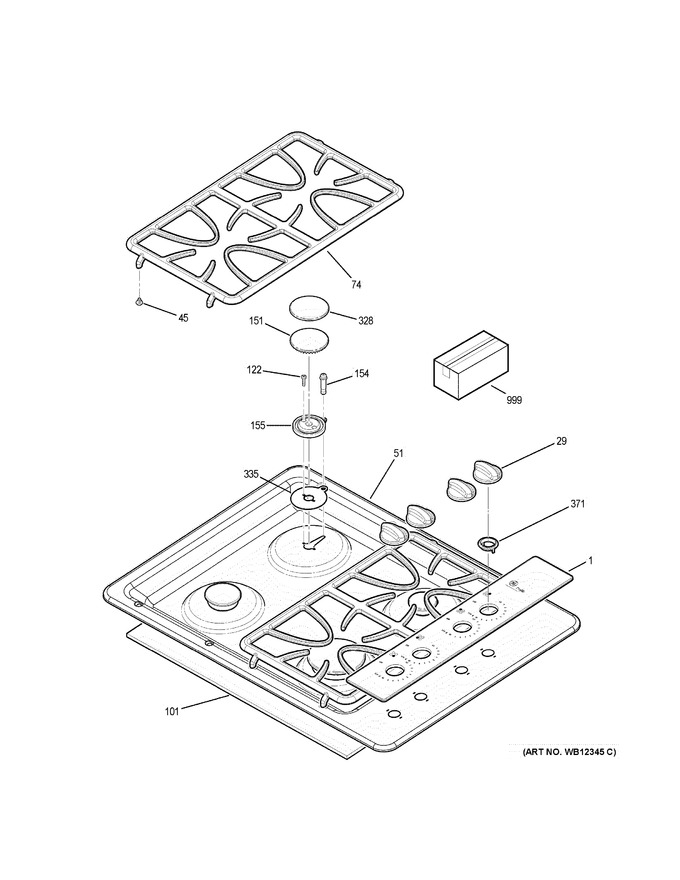 Diagram for JGP933SEF1SS