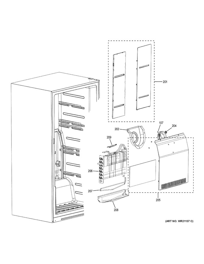 Diagram for FUF14SMRBWW