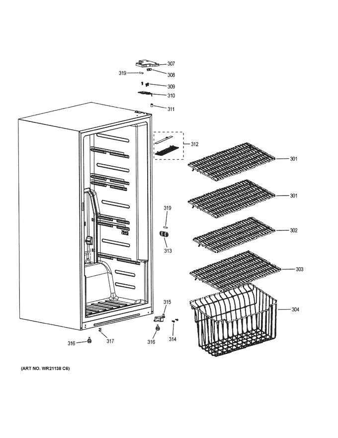 Diagram for FUF21SMRBWW