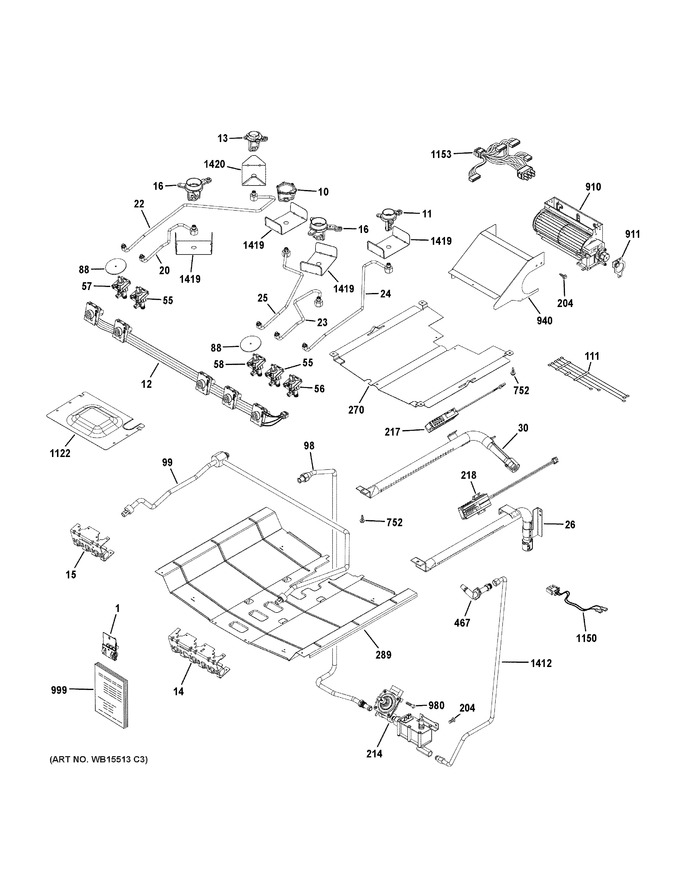 Diagram for JGS760FEL2DS