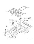 Diagram for Control Panel & Cooktop