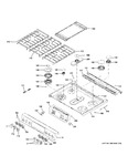 Diagram for Control Panel & Cooktop