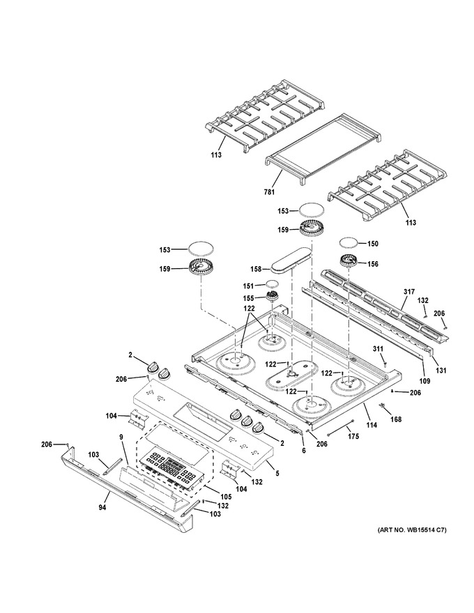 Diagram for JGS760DEL2WW