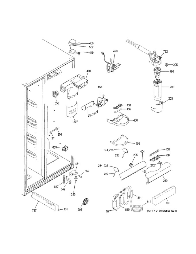 Diagram for GSS23HGHKCWW