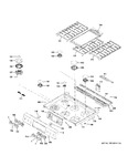 Diagram for Control Panel & Cooktop