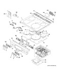 Diagram for Control Panel & Cooktop