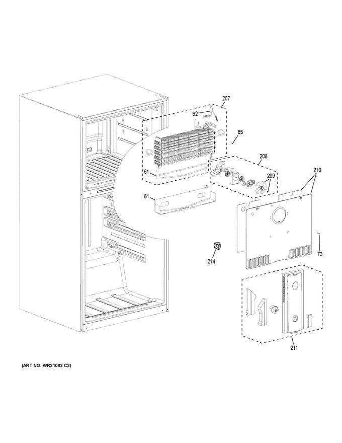 Diagram for GTE21GTHDWW