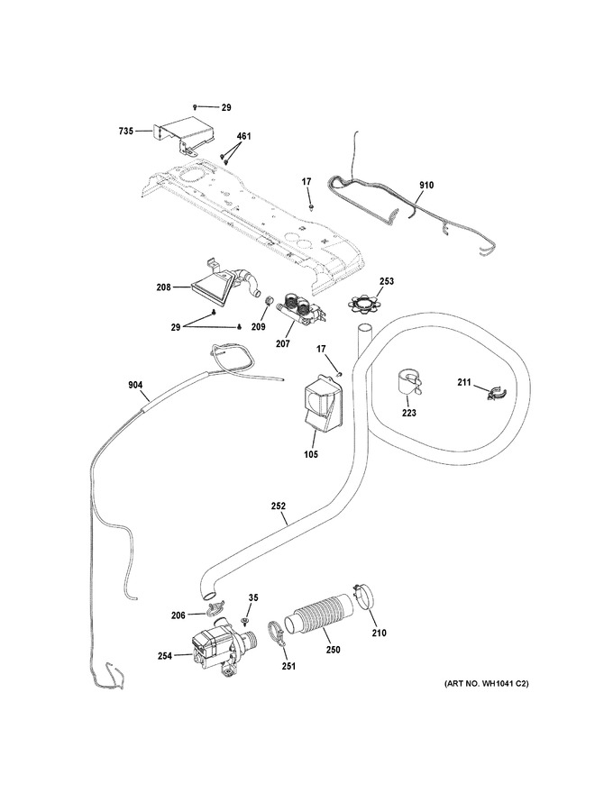 Diagram for GUD27GESN0WW