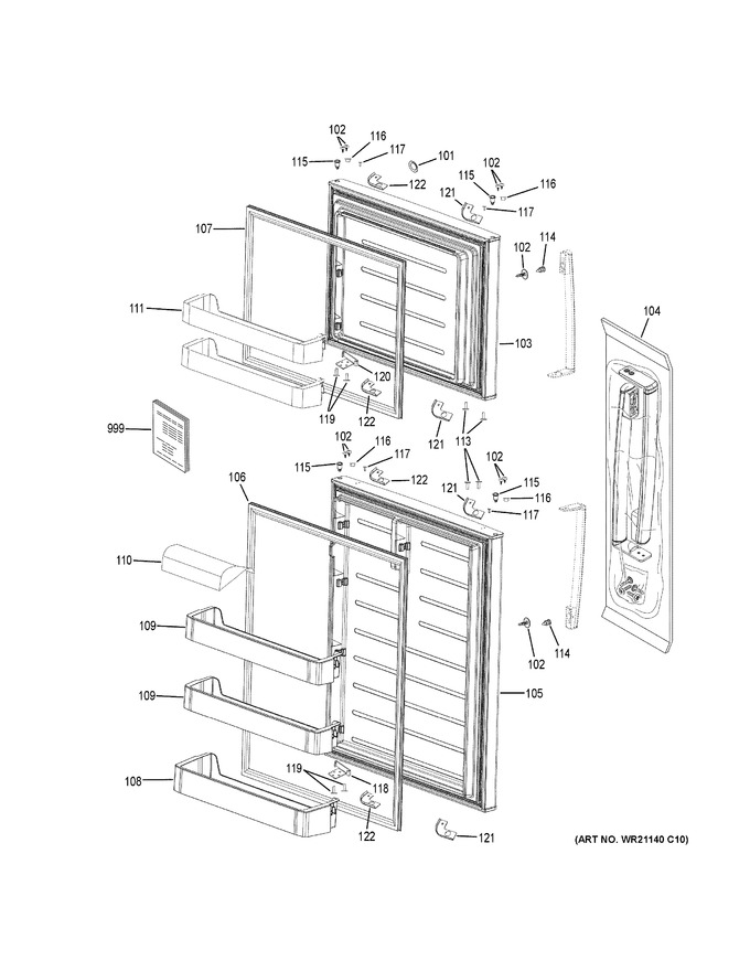 Diagram for GTS21FMKEES