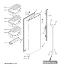 Diagram for Fresh Food Door - Lh