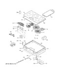 Diagram for Control Panel & Cooktop