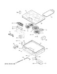 Diagram for Control Panel & Cooktop