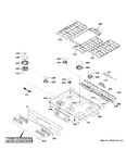 Diagram for Control Panel & Cooktop