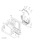 Diagram for Dryer Front Panel & Door