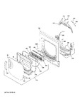 Diagram for Dryer Front Panel & Door