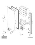 Diagram for Fresh Food Door - Lh