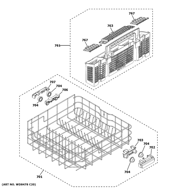 Diagram for GDF645SMN0ES