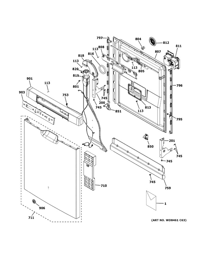 Diagram for GDF645SGN0BB