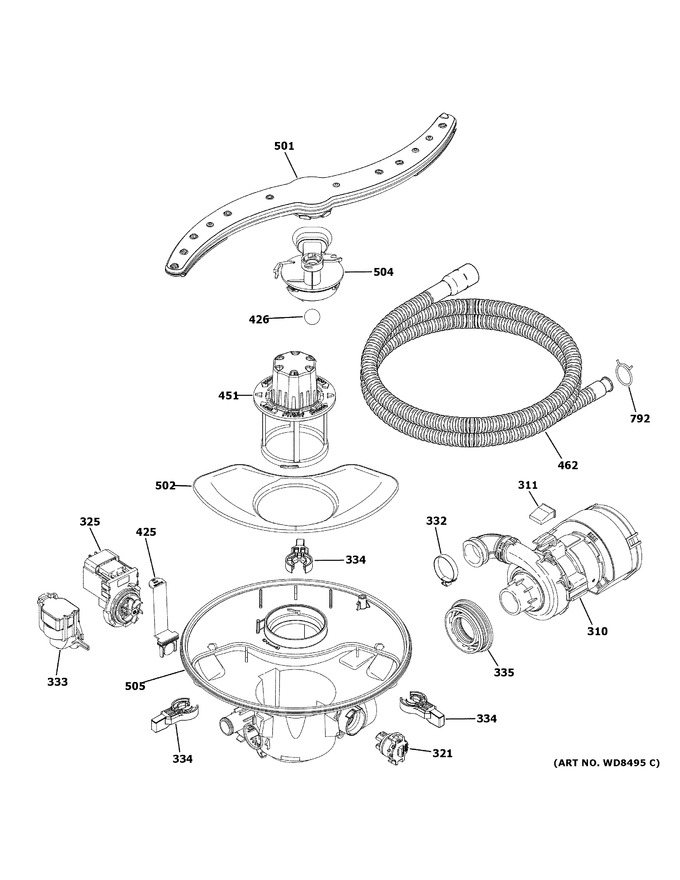 Diagram for GDT645SGN0WW