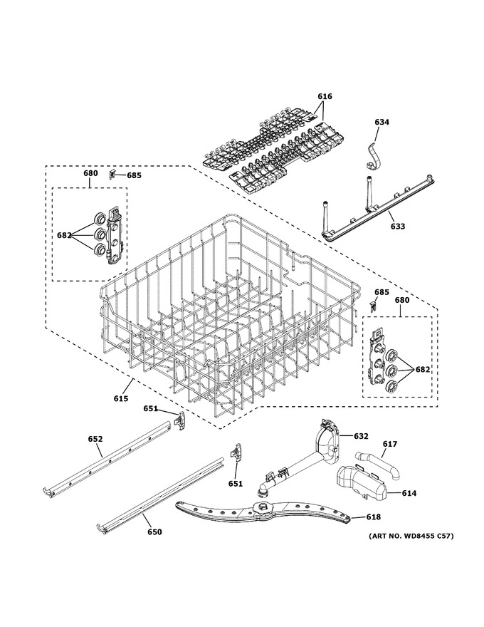 Diagram for GDT645SSN0SS