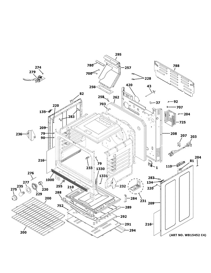 Diagram for JGB720SEJ5SS