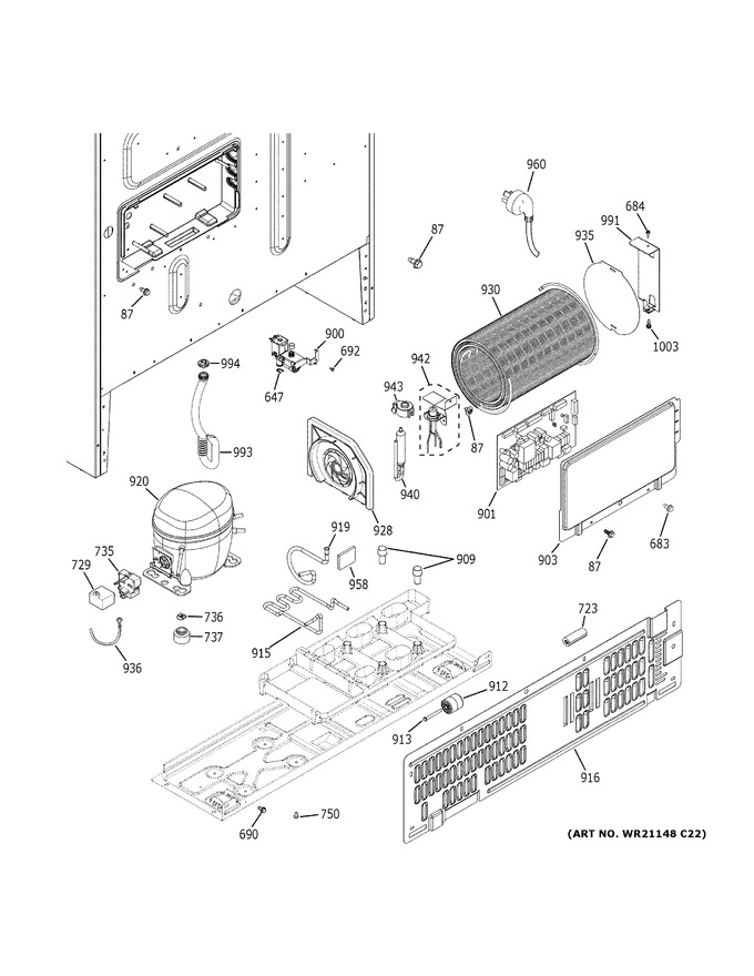 Diagram for PYE22KBLITS