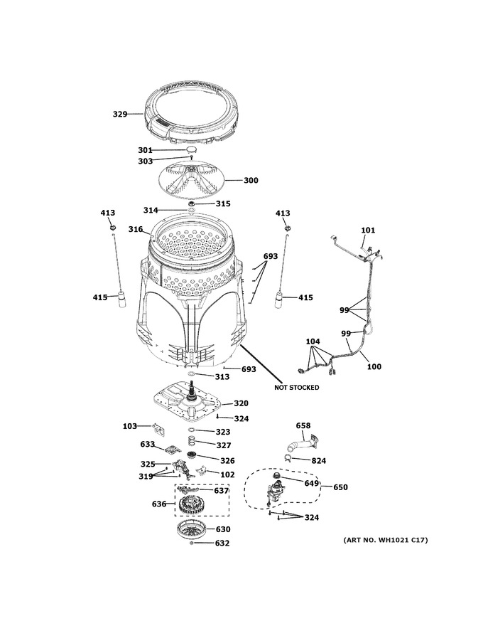 Diagram for GTW720BSN0WS