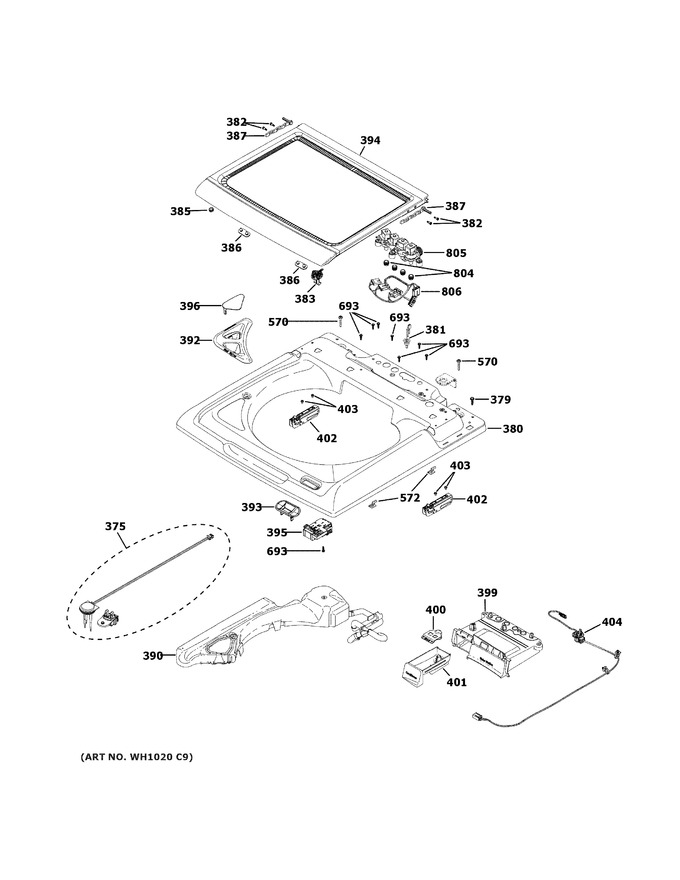 Diagram for GTW840CSN0WS