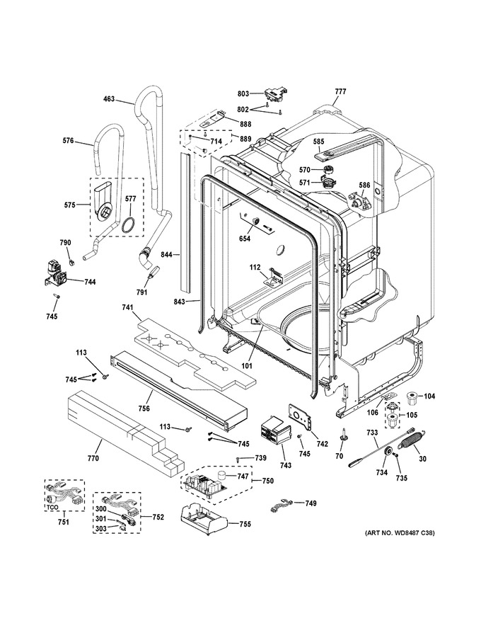 Diagram for GDF630PSM2SS