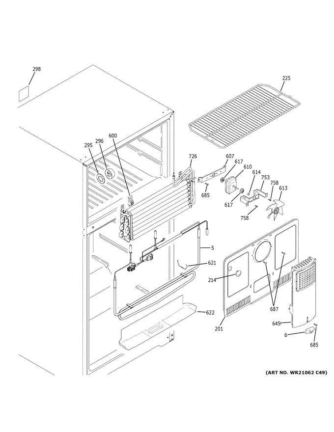 Diagram for GTE18DTNBRWW