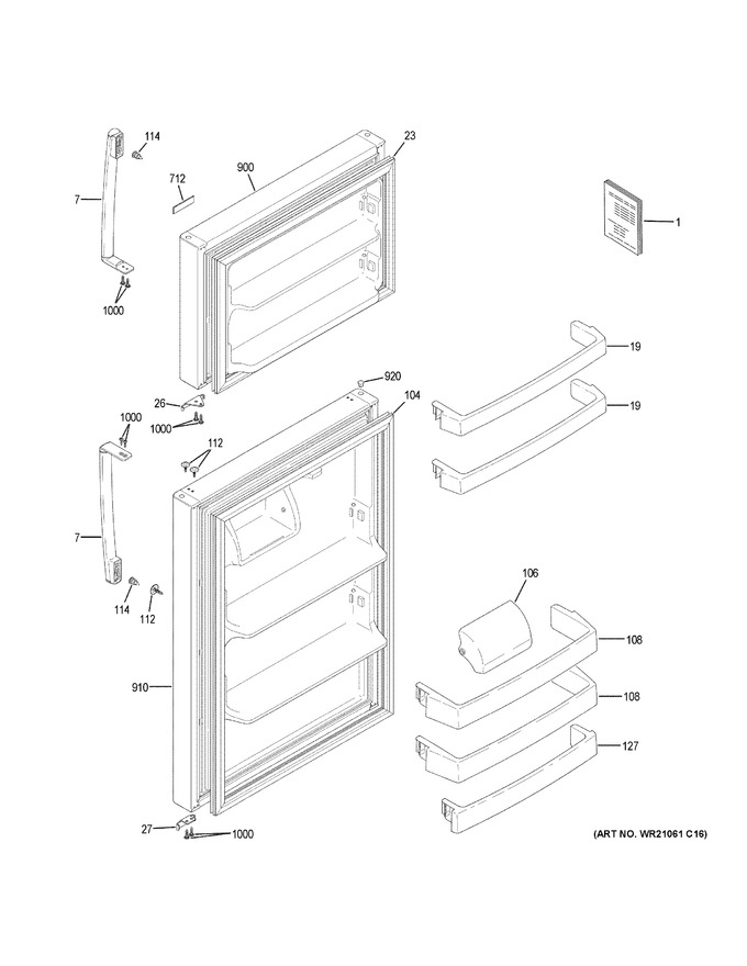 Diagram for XTS18GTNBRWW