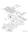 Diagram for Control Panel & Cooktop