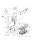 Diagram for Freezer Section, Trim & Components