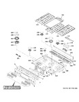 Diagram for Control Panel & Cooktop