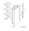 Diagram for Fresh Food Door - Lh