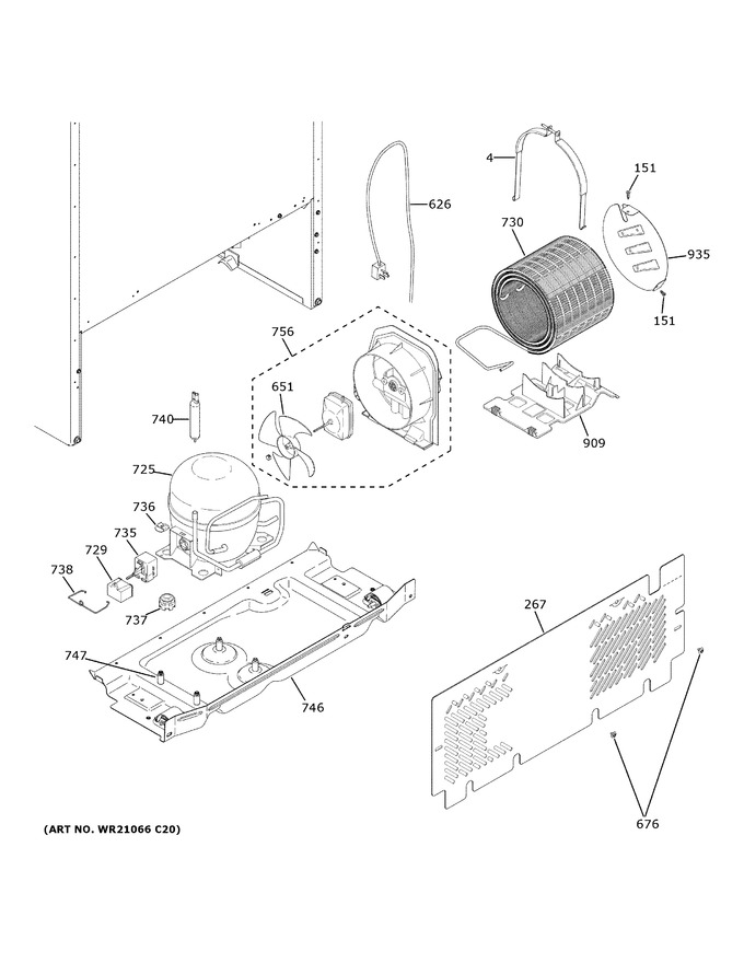 Diagram for GTE19DTNBRWW