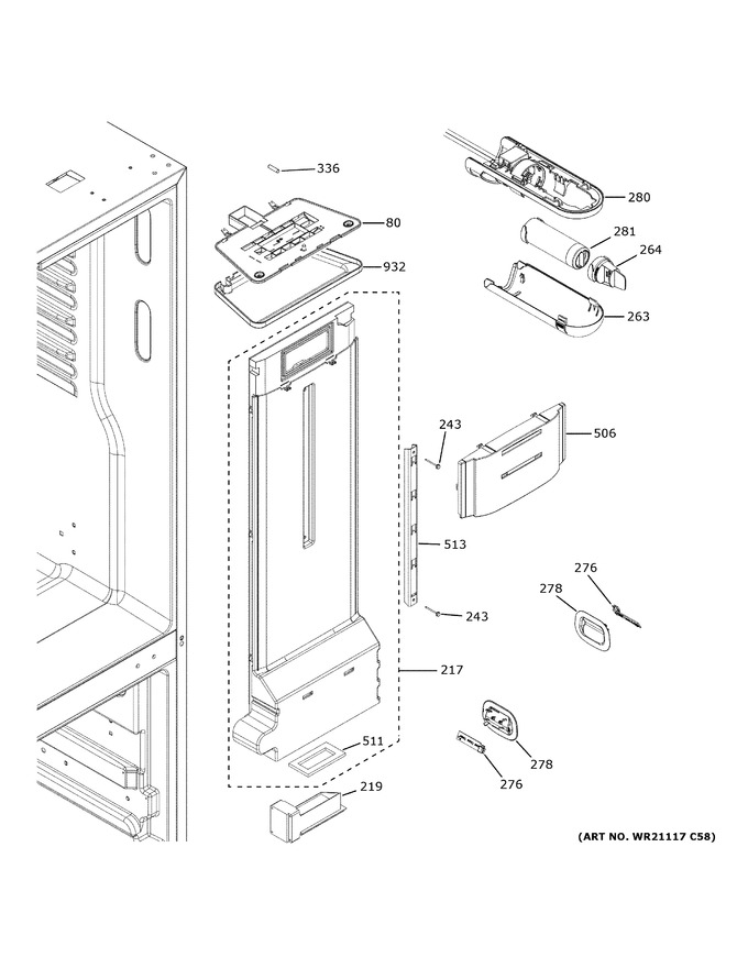 Diagram for GFE26JGMAFWW