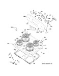 Diagram for Control Panel & Cooktop