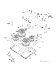 Diagram for Control Panel & Cooktop