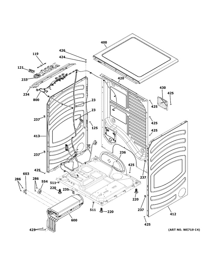 Diagram for GFD55ESSN0WW