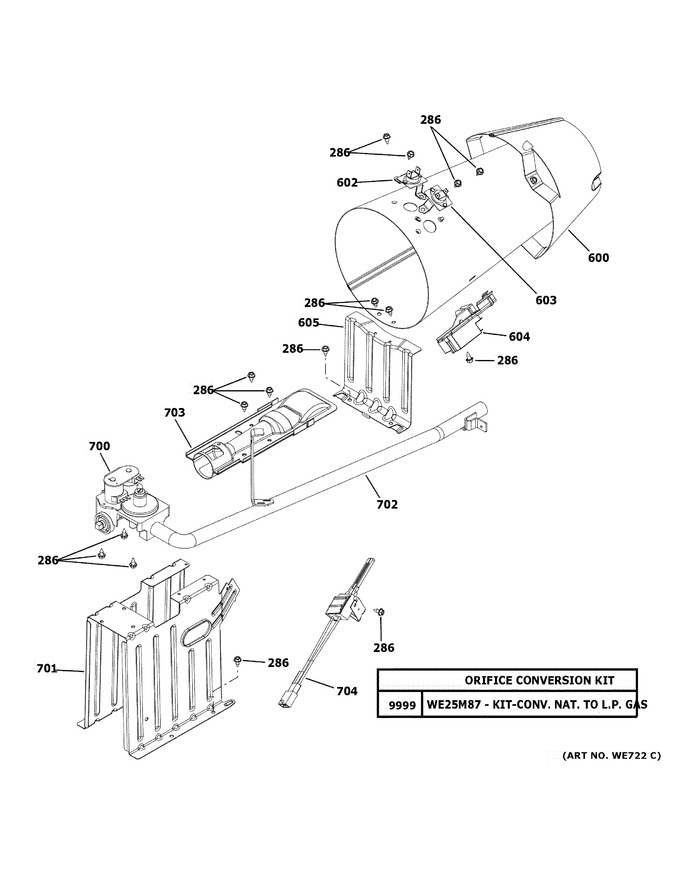 Diagram for GFD55GSSN0WW