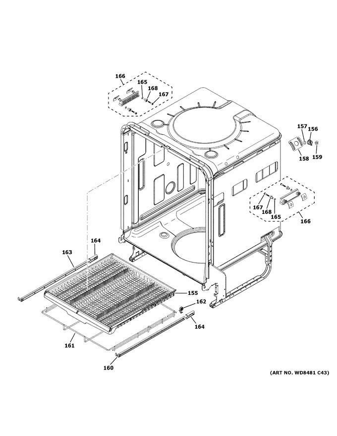 Diagram for GDT665SGN2BB