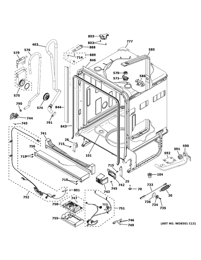 Diagram for DDT700SSN2SS