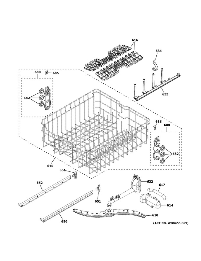 Diagram for GDT645SSN2SS