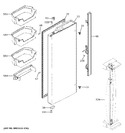 Diagram for Fresh Food Door - Lh