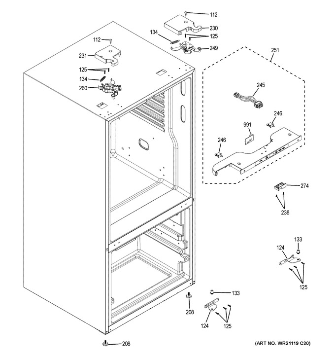 Diagram for GFE26JYMKFFS